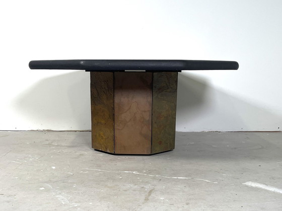 Image 1 of Paul Kingma Table basse brutaliste octogonale