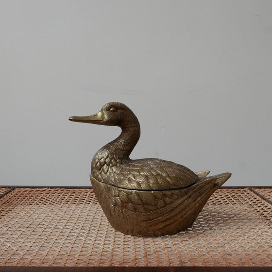 Image 1 of Seau à glace vintage en forme de canard par Mauro Manetti, Italie 1960