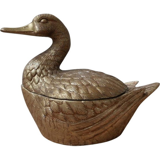 Image 1 of Seau à glace vintage en forme de canard par Mauro Manetti, Italie 1960