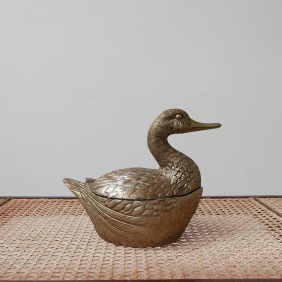 Image 1 of Seau à glace vintage en forme de canard par Mauro Manetti, Italie 1960