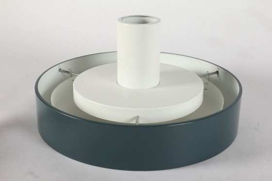 Image 1 of Grande Suspension Vintage Blågård • Clemmensen & Bo • Fog & Mørup • Xl • 1970