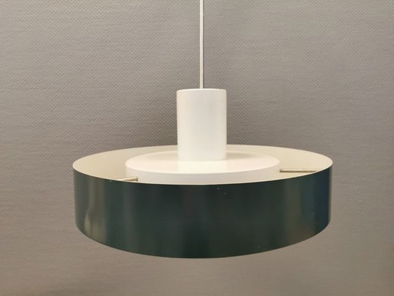 Image 1 of Grande Suspension Vintage Blågård • Clemmensen & Bo • Fog & Mørup • Xl • 1970