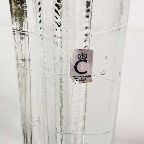 Image 1 of Vase vintage en cristal de Christinen Hutte, Allemagne 1960