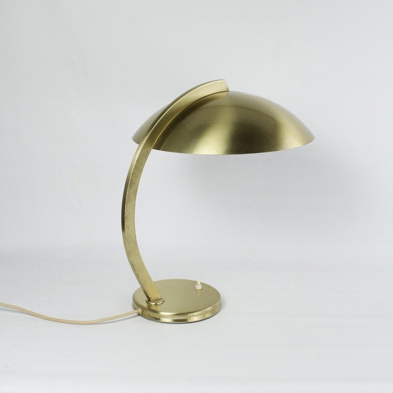 Image 1 of Lampe de bureau vintage Bauhaus en laiton par Egon Hillebrand pour Lichtenfabrik Hillebrand, Allemagne 1940