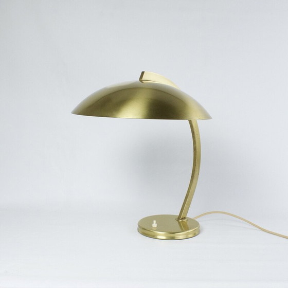 Image 1 of Lampe de bureau vintage Bauhaus en laiton par Egon Hillebrand pour Lichtenfabrik Hillebrand, Allemagne 1940