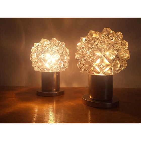 Image 1 of Paire de lampes de table vintage de Kamenicky Senov, 1970