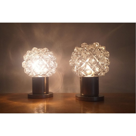 Image 1 of Paire de lampes de table vintage de Kamenicky Senov, 1970