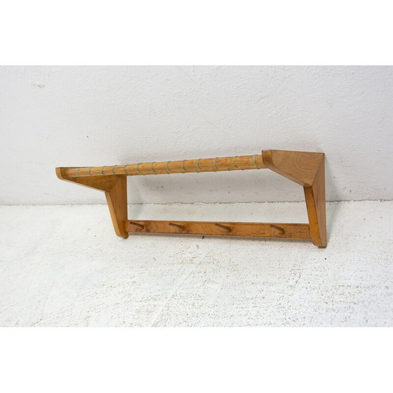 Image 1 of Etagère murale vintage en bois de hêtre par Krásná Jizba, Tchécoslovaquie 1960