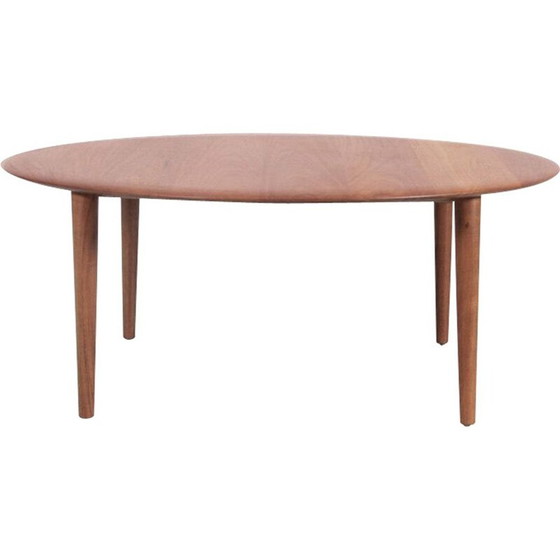 Image 1 of Table basse vintage scandinave en teck massif par Hvidt et Mølgaard Nielsen, Daneamark