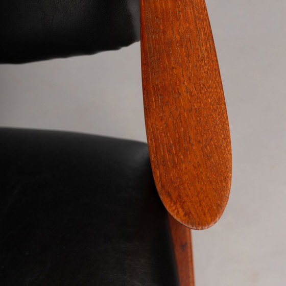 Image 1 of Chaise Z en teck rembourrée par Kai Kristiansen pour Slagelse Mobelvaerk, 1960S, lot de 4