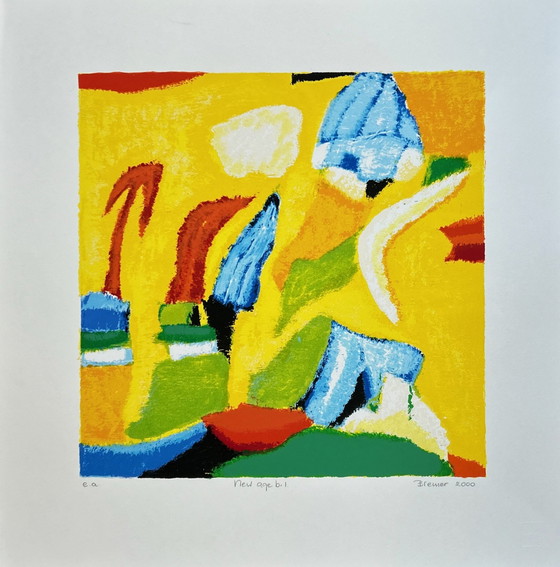 Image 1 of Sérigraphie Saskia Bremer New Age B.1