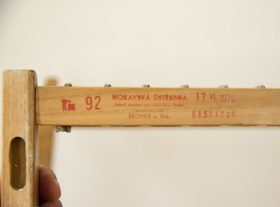 Image 1 of Suspension murale en bois par ULUV, 1970