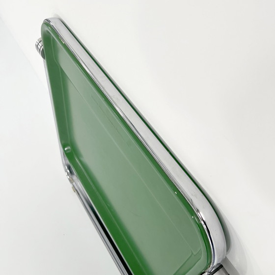 Image 1 of Bureau pliant en platine vert par Giancarlo Piretti pour Anonima Castelli, 1970S