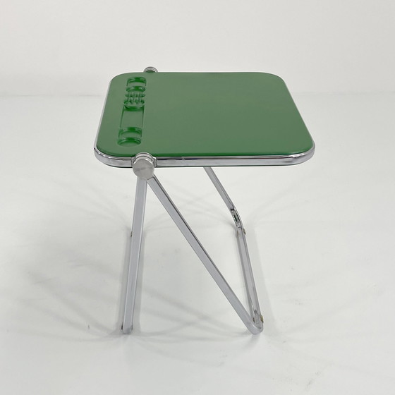 Image 1 of Bureau pliant en platine vert par Giancarlo Piretti pour Anonima Castelli, 1970S