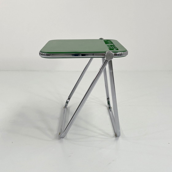 Image 1 of Bureau pliant en platine vert par Giancarlo Piretti pour Anonima Castelli, 1970S