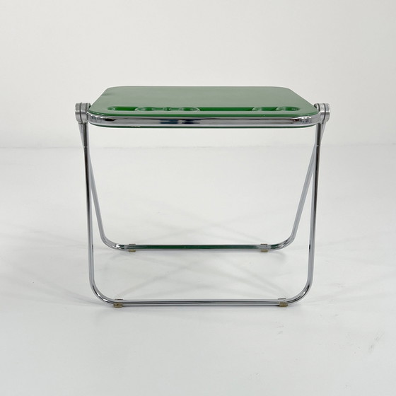 Image 1 of Bureau pliant en platine vert par Giancarlo Piretti pour Anonima Castelli, 1970S