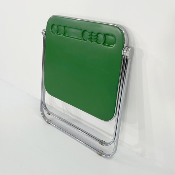 Image 1 of Bureau pliant en platine vert par Giancarlo Piretti pour Anonima Castelli, 1970S