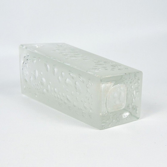 Image 1 of Vase en verre vintage Pologne 1970