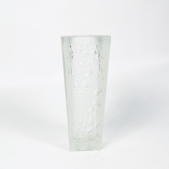Image 1 of Vase en verre vintage Pologne 1970