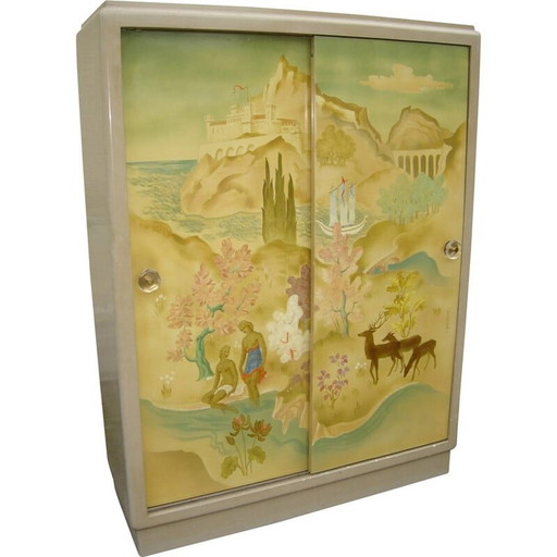 Armoire laquée vintage de Pierre Paulin, 1940