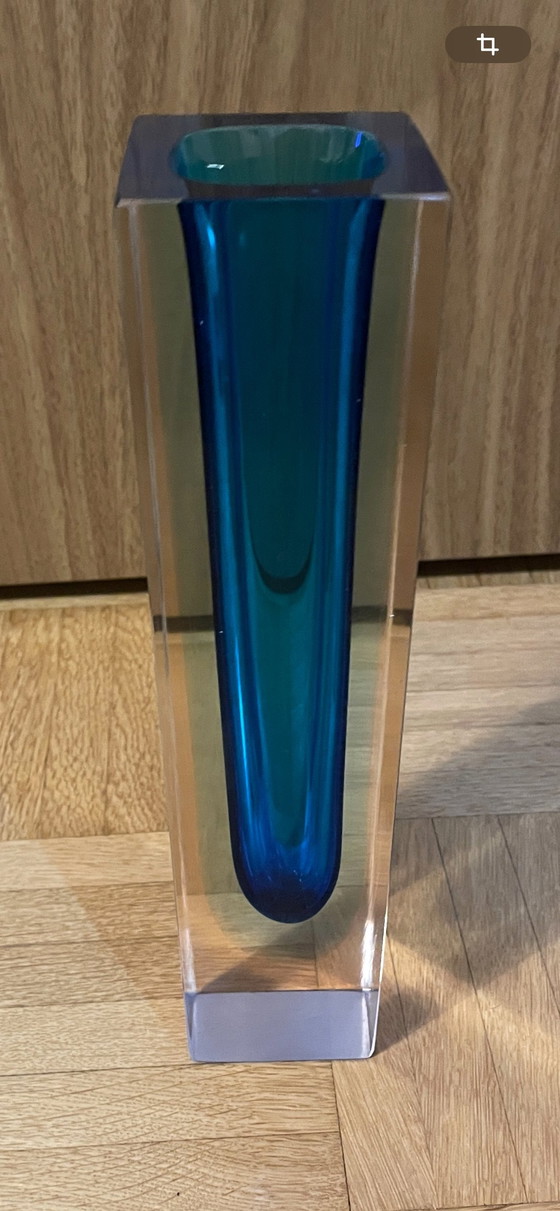 Image 1 of Vase Designer Sommerso Par Flavio Poli