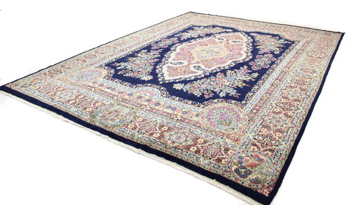 Tapis persan original Véritable Kirman Lavar Très fin État neuf 416 X 305 cm Top condition