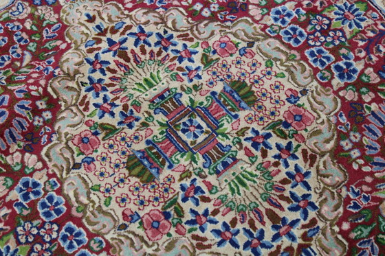 Image 1 of Tapis persan original Véritable Kirman Lavar Très fin État neuf 416 X 305 cm Top condition