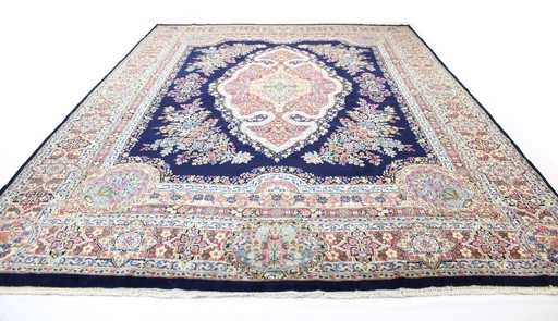 Tapis persan original Véritable Kirman Lavar Très fin État neuf 416 X 305 cm Top condition