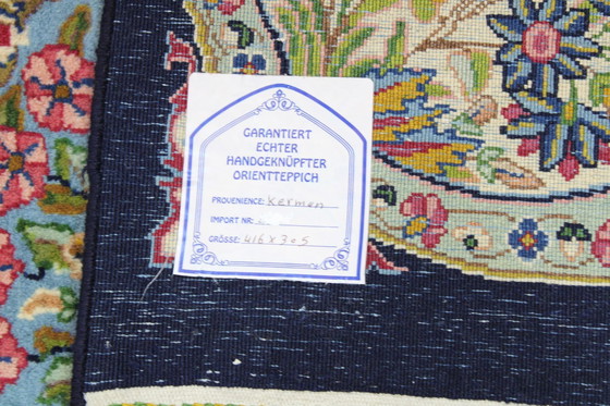 Image 1 of Tapis persan original Véritable Kirman Lavar Très fin État neuf 416 X 305 cm Top condition