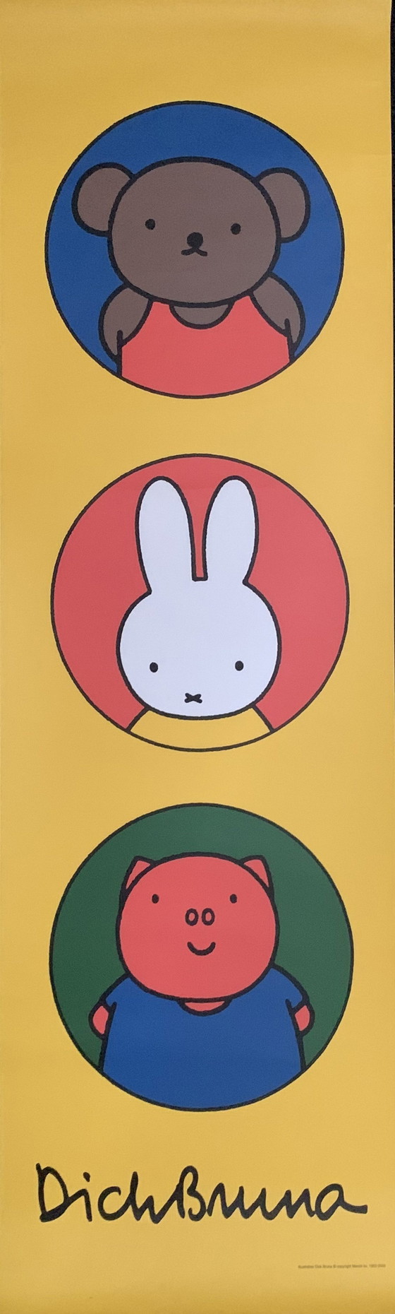 Image 1 of Dick Bruna : "Miffy And Others" Signé et imprimé. Grand format.