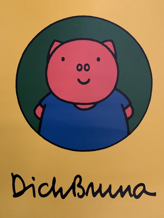 Image 1 of Dick Bruna : "Miffy And Others" Signé et imprimé. Grand format.