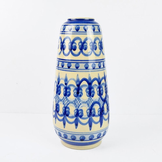 Image 1 of Vase rustique vintage en céramique pour Kll Karl Louis Lehmann, Allemagne années 1950