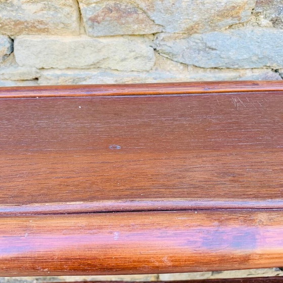 Image 1 of Etagère vintage en bambou et bois, 1970