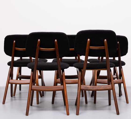 Image 1 of 8 Chaises de salle à manger Sciccor Louis Van Teeffelen Pour Wébé