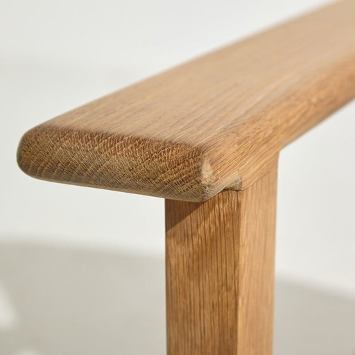 Fauteuil vintage en bois de chêne par Hans J. Wegner pour Getama, 1960s