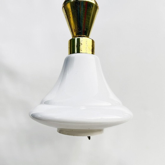 Image 1 of Lampe suspendue vintage par Kamenický Šenov, Tchécoslovaquie années 1950