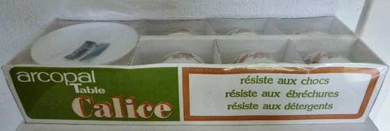 Image 1 of Vintage Arcopal 6X Bowl et 6X Dishes dans un nouvel emballage.
