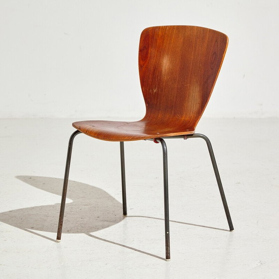 Image 1 of Chaise vintage en teck, 1970