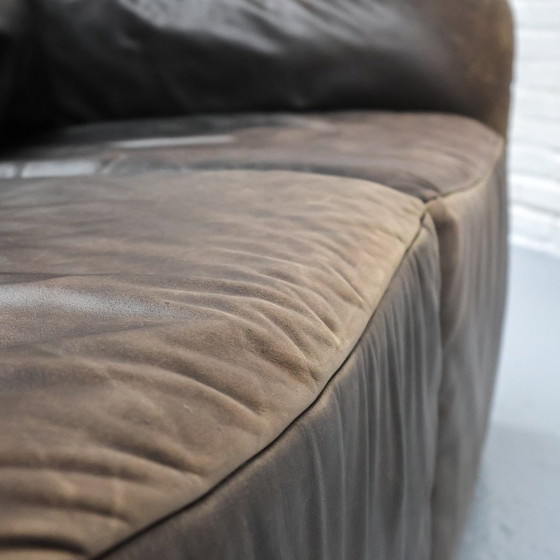 Image 1 of Canapé deux places en cuir Cor '70S