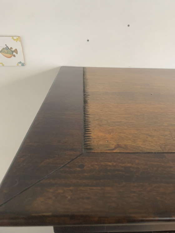 Image 1 of Meuble TV/ordinateur vintage avec tiroir coulissant