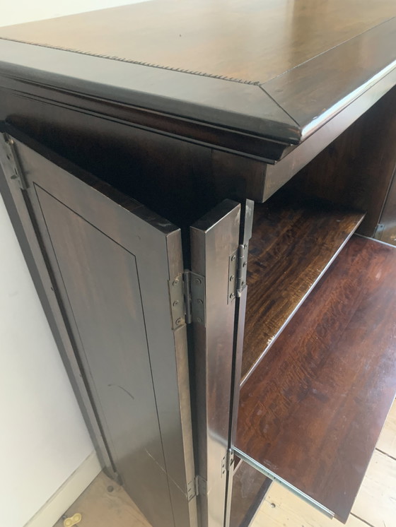 Image 1 of Meuble TV/ordinateur vintage avec tiroir coulissant