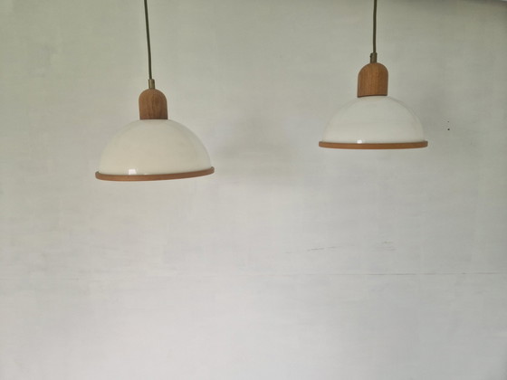 Image 1 of 2 lampes suspendues vintage Steinhauer