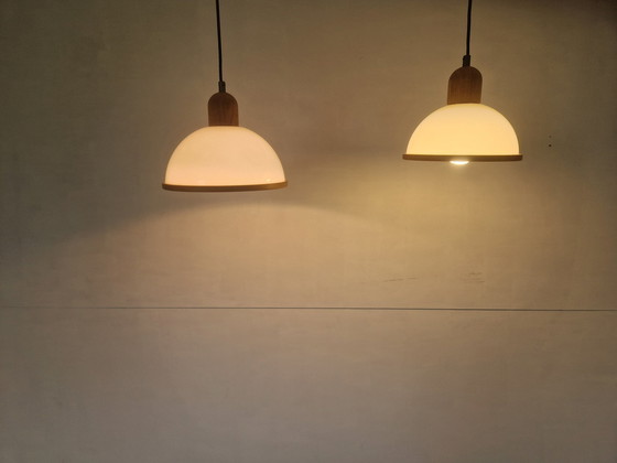 Image 1 of 2 lampes suspendues vintage Steinhauer