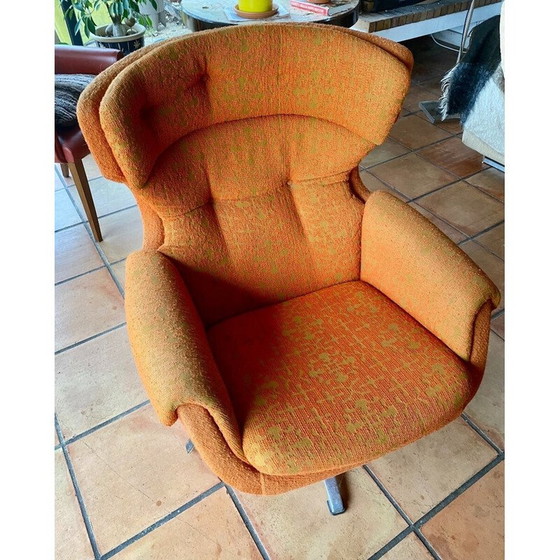 Image 1 of Fauteuil vintage pivotant et basculant, 1970
