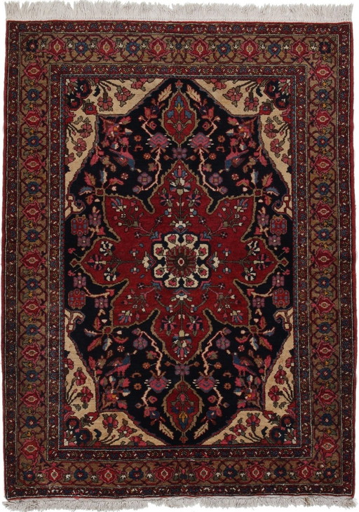 Tapis persan semi-antique Bakhtiar - Condition étonnante et très durable