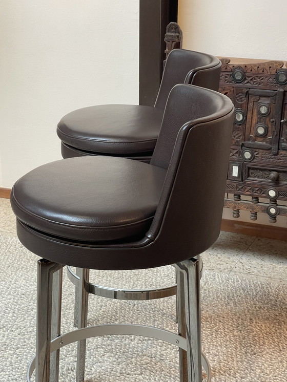 Image 1 of Flexform Feelgood Barstools (2)