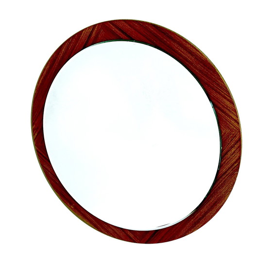 Image 1 of Miroir vintage danois en bois de rose