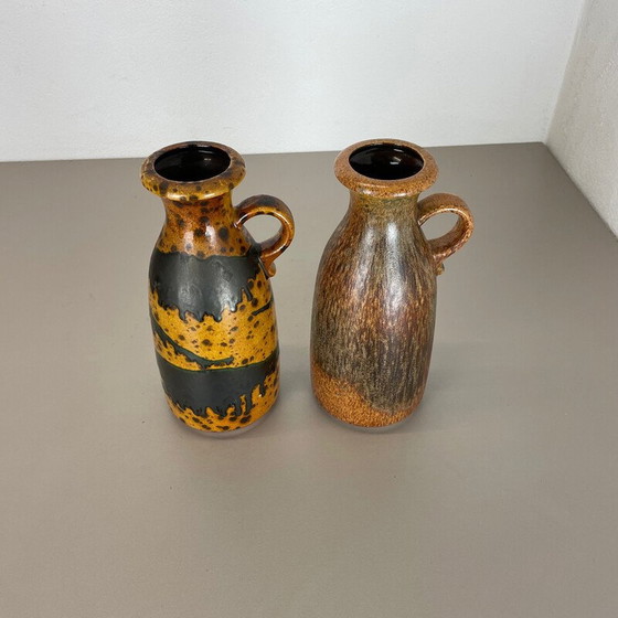 Image 1 of Paire de vases en céramique vintage de Scheurich, Allemagne, années 1970