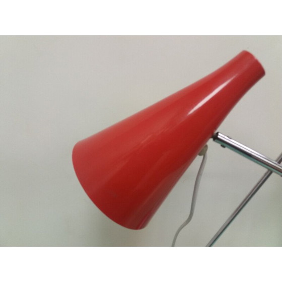 Image 1 of Paire de lampes vintage en métal, Tchécoslovaquie 1960