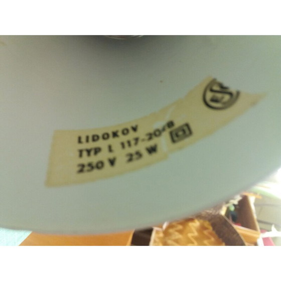 Image 1 of Paire de lampes vintage en métal, Tchécoslovaquie 1960